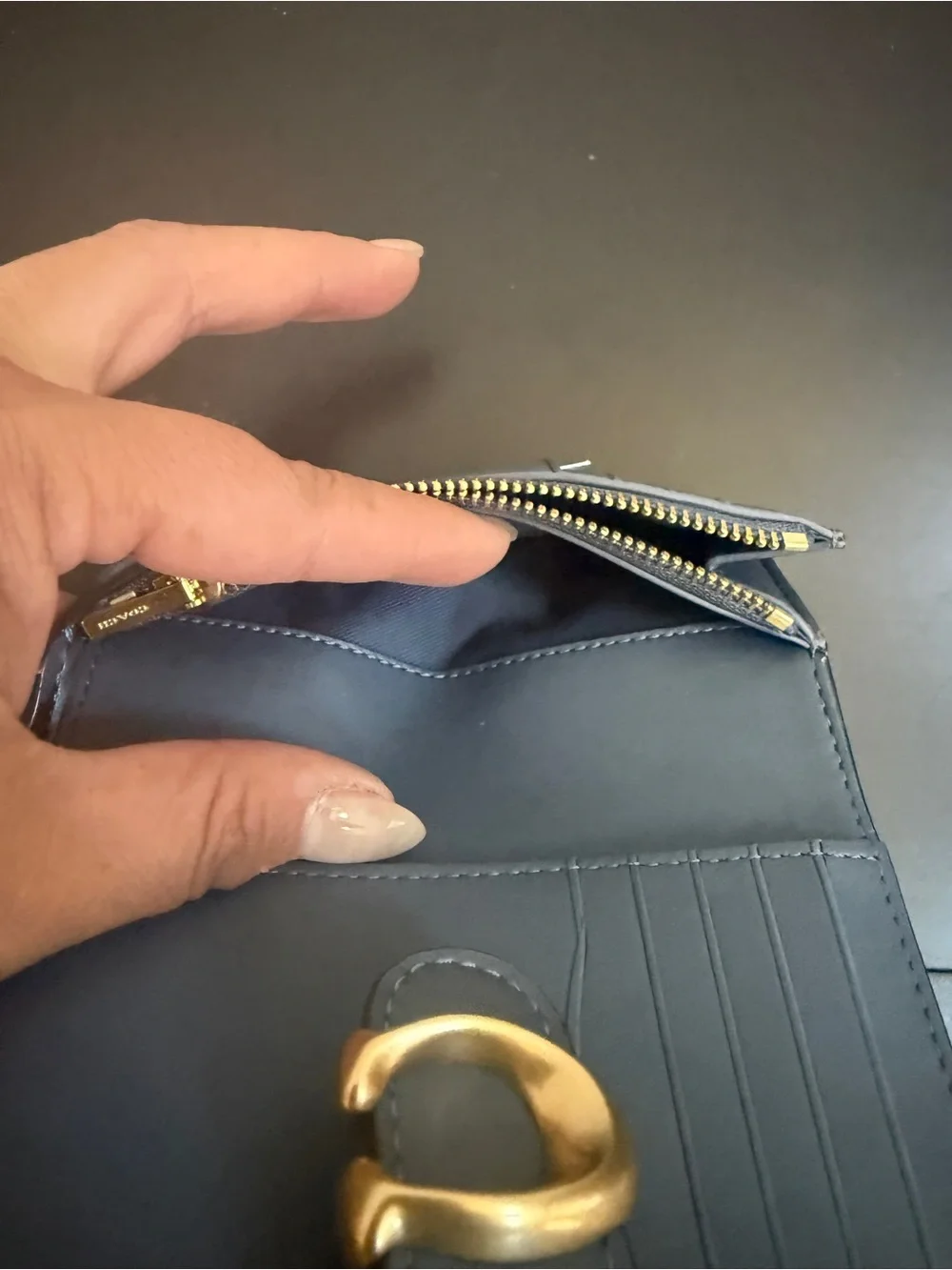 Coach and Four denim exterior